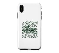 Custodia per iPhone XS Max We Run As One da corsa per cani Canicross Race Day