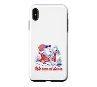 Custodia per iPhone XS Max We Run At Dawn Frog Divertente