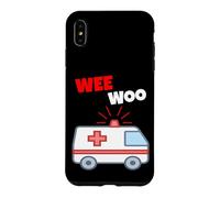 Custodia per iPhone XS Max Wee Woo Funny Ambulance EMR EMS Paramedic First Responder