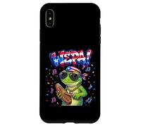 Custodia per iPhone XS Max Wepa Coqui Frog Puerto Rico Flag Güiro Music
