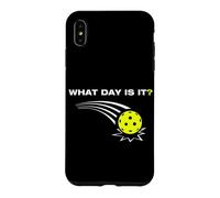 Custodia per iPhone XS Max What day is it? Divertente giocatore di pickleball