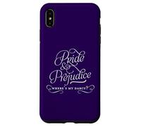 Custodia per iPhone XS Max "Where's My Darcy?" Jane Austen - Pride and Prejudice