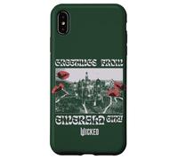 Custodia per iPhone XS Max Wicked Emerald City Floral Glam