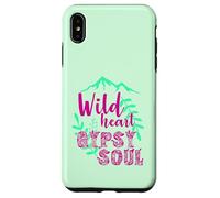 Custodia per iPhone XS Max Wild Heart Gypsy Soul Boho Mountain Nature Design
