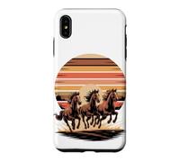 Custodia per iPhone XS Max Wild Horses Running Free Equestrian Horse Lover