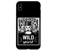 Custodia per iPhone XS Max Wild Spirit Tiger Quotes Summer Illustration Graphic Design