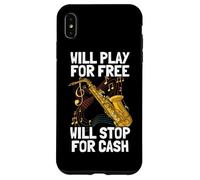 Custodia per iPhone XS Max Will play for free sassofono giocatore