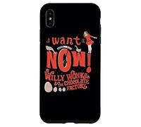 Custodia per iPhone XS Max Willy Wonka and the Chocolate Factory I Want It Now
