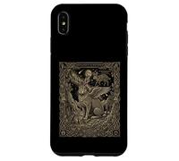 Custodia per iPhone XS Max Wolpertinger Tarocchi Costellazione Celeste