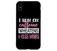 Custodia per iPhone XS Max Womens Caffiene & Words Wheaten Terrier Dog Lover
