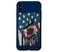 Custodia per iPhone XS Max Wonder Woman American Flag
