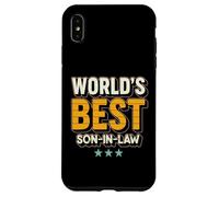 Custodia per iPhone XS Max World’s Best Son-in-Law Ever Retro Grunge Reunion Outfit