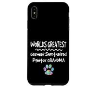 Custodia per iPhone XS Max Worlds Greatest Tedesco Capelli Corti Puntatore Nonna Cane Zampa