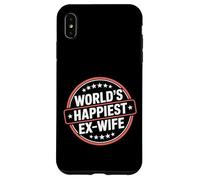 Custodia per iPhone XS Max World's Happiest Ex Wife -