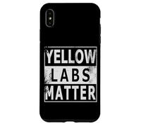 Custodia per iPhone XS Max Yellow Labs Matter Labrador Retriever Lab cane