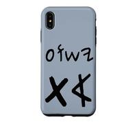 Custodia per iPhone XS Max Yeshua Aleph Tav Gesù Primo Ultimo in Ebraico Paleo (nero)