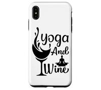 Custodia per iPhone XS Max Yoga E Meditazione Vino Posa Wine Lover Relax