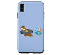 Custodia per iPhone XS Max Yogi Bear Yogi and Boo Boo Going Swimming