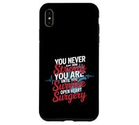 Custodia per iPhone XS Max You Never Know Until You Survive Heart Surgery -