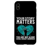 Custodia per iPhone XS Max Your Story Matters Support Sexual Assault Awareness Gifts