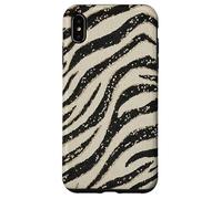 Custodia per iPhone XS Max Zebra Print Y2K City Girl Retro Leopard Pattern Estetica