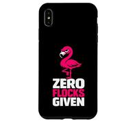Custodia per iPhone XS Max Zero Flocks Given fenicottero umorismo sarcastico