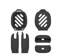 Custodia per JBL Clip 5, custodia protettiva in silicone a tinta unita per altoparlante, design con dissipazione del calore e vivaci opzioni di colore (Nero)