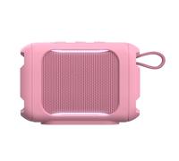 Custodia per JBL GO5, custodia protettiva in silicone per altoparlante, copertura antiurto e chiusura in velcro rimovibile (rosa)