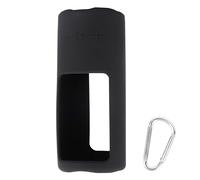 Custodia per JBL Grip, cover in silicone per altoparlante Bluetooth, custodia portatile antiurto con gancio per il trasporto (nero)