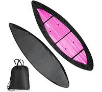 Custodia per kayak comuni, canoe, parapolvere kayak canoa, tessuto 420D multicolore multicolore (Schwarz, adatto da 5,1 m a 5,5 m kayak)
