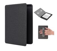 Custodia per Kindle Paperwhite 4 2018 10th, 6" Smart-Cover Case con cinturino da polso e funzione Auto Sleep-Wake, Signature Edition, colore nero