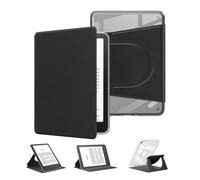 Custodia per Kindle Paperwhite da 12a generazione 2025/2024, girevole a 360° per Kindle Colorsoft Signature Edition 2024, supporto magnetico rimovibile regolabile trasparente