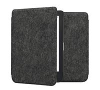 kwmobile Custodia compatibile con Kobo Clara 2E - Cover a libro per eReader - Protezione Flip Case in feltro