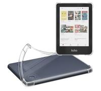 Custodia per Kobo Clara Colour 6" / Kobo Clara BW 6" (2024)/ Clara 2E 6" eReader (2022), Ultra Sottile Protettiva Cover Trasparente Posteriore in TPU Morbido, Clear