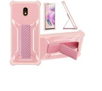 Custodia per Kodak Seren D50l Coque Custodia Case Ibrida [Con protezione dello schermo in vetro temperato] [supporto magnetico pieghevole] [resistente alle impronte digitali smerigliato] Rosa