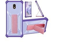 Custodia per Kodak Seren Kd50 Coque Custodia Case Ibrida [Con protezione dello schermo in vetro temperato] [supporto magnetico pieghevole] [resistente alle impronte digitali smerigliato] viola