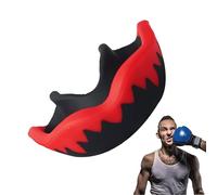 Custodia per la bocca - scudo di gomma a doppio colore per boxe, MMA, hockey | Bocchino sportivo protettivo con scatola di stoccaggio per basket, lacrosse, arti marziali, vestibilità comoda e resisten