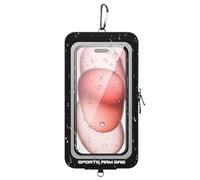 Custodia per la corsa, borsa da polso, 17,8 cm, cinturino per cellulare, borsa impermeabile per il polso, da viaggio, perfetta per la corsa e per le attività all'aperto