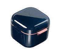 Custodia per la pulizia dei - Scatola di supporto orale multifunzionale | Custodia per allineatore con drenaggio | Scatola contenitore portatile per ritenzione | per protesi per immergere