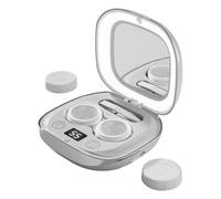 Custodia per la pulizia delle lenti a contatto, portatile, ad ultrasuoni, con caricatore USB, ricaricabile, dispositivo per la cura della visione quotidiana, per vacanze, casa, dormitorio, viaggi
