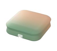 Custodia per la pulizia delle lenti, ricaricabile tramite USB, pulitore per lenti ad ultrasuoni con pinzette, scatola portatile per la pulizia delle lenti dure e morbide per adulti