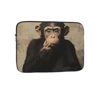 Custodia per laptop 12 pollici Borsa da trasporto per computer antiurto Copertura protettiva La scimmia silenziosa Custodia per laptop Copertura sottile