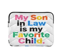 Custodia per laptop 13-14 pollici borsa per computer concisa My Son in Law Parole colorate Borsa per laptop da viaggio borsa per viaggio di lavoro estuche para