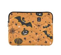 Custodia per laptop 13-14 pollici morbida custodia per laptop borsa boo tronco pipistrello ragno Halloween per lavoro viaggio forro para