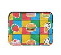 Custodia per laptop 15-16 pollici concise custodie per laptop carino colorato a scacchi dessert tablet valigetta borsa da trasporto per uomini donne estuche para