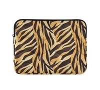 Custodia per laptop 15-16 pollici custodia carina per laptop oro nero animale tigri pelliccia borsa da trasporto con cerniera per viaggi Business latitude laptop case
