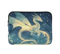 Custodia per laptop 15-16 pollici custodia classica per laptop estetica drago d'oro borsa per il trasporto del computer per il viaggio di lavoro fucile e co