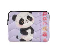 Custodia per laptop 15-16 pollici Custodia portatile con cerniera per laptop Just A Girl Who Loves Panda Borsa da trasporto per computer per lavoro Viaggio latitudine custodia per laptop