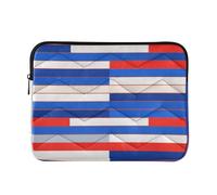 Custodia per laptop 15-16 pollici manica classica per laptop bella striscia bianca rossa blu borsa da trasporto per uomini donne custodia per laptop latitude