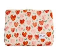 Custodia per laptop - Acqua -RAPPETTO PER LAPPOP CON CIPPER | Tasca del cavo morbido per ragazze in design delicato | BASSO DI COPERTÀ DI PROTECTIVA del notebook per accessori per cosmetici da viaggio